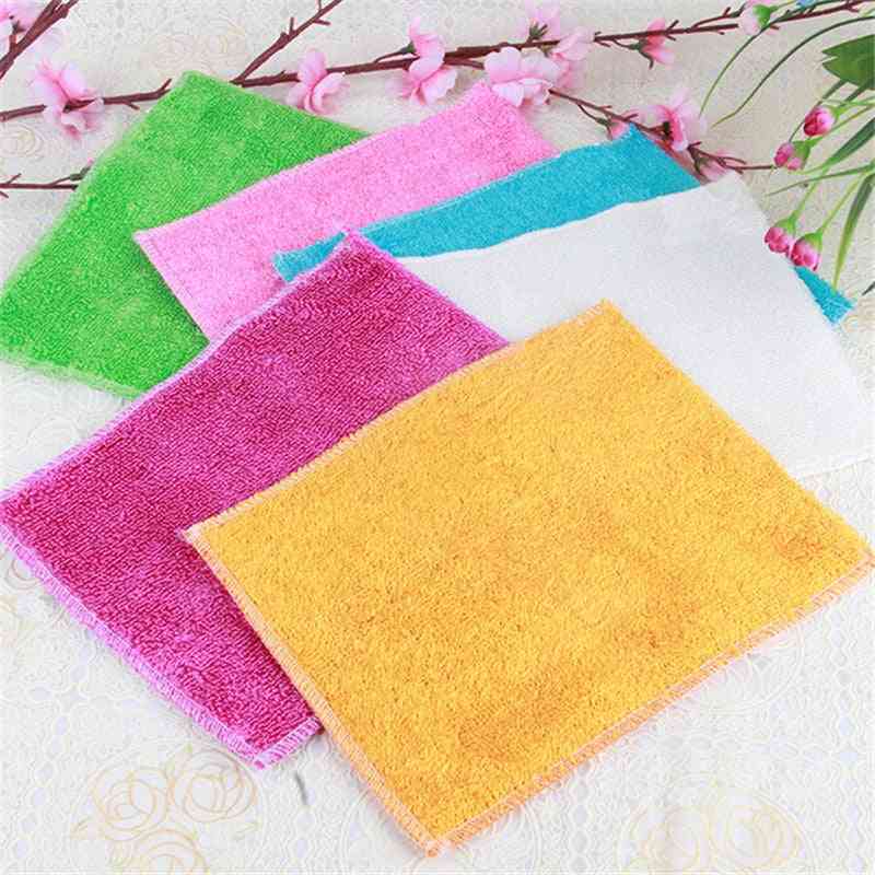 Bamboo Fiber- Cleaning Wipping, Rags Cloth For Kitchen Cleaner