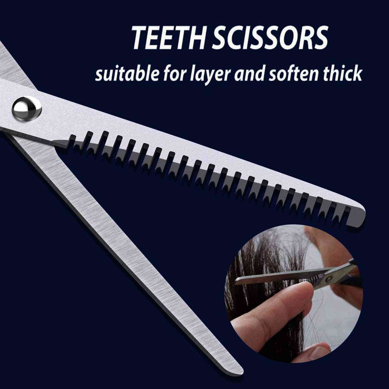 Cutting Thinning Hair Comb Barber Salon Hairdressing Scissors