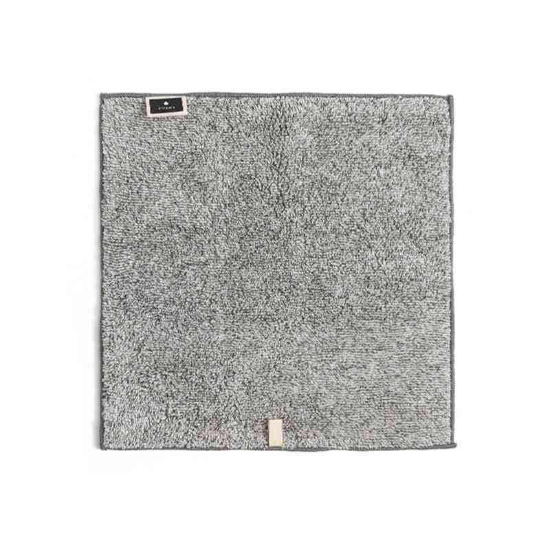 Gray Kitchen Tool Anti-grease Wiping Rags Microfiber Cleaning Cloths