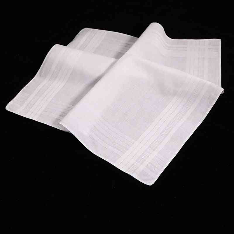 Cotton Satin Banded Handkerchiefs