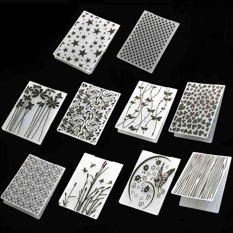 Scrapbooking Plastic Template Paper Cards