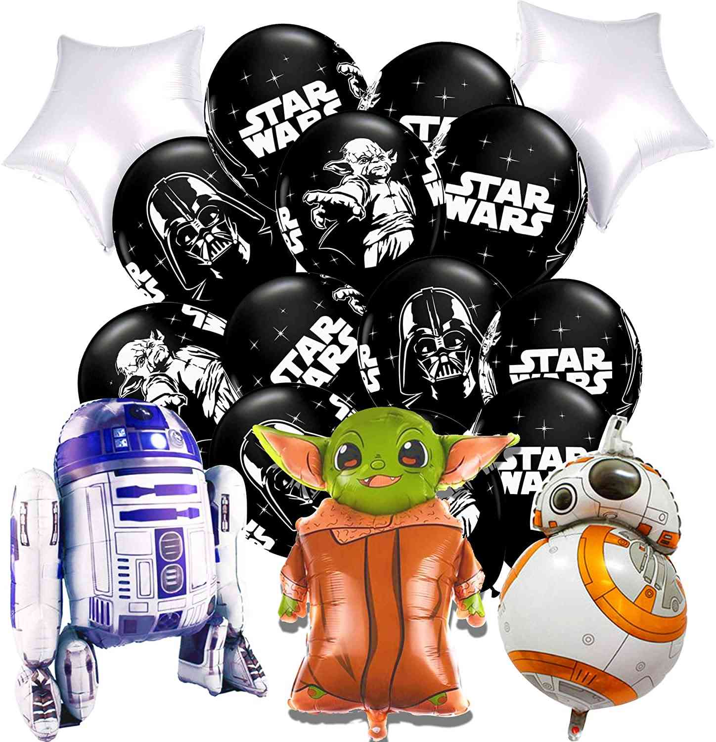 Star Wars Balloon Baby Yoda Bouquet Decoration's Birthday Party Supplies