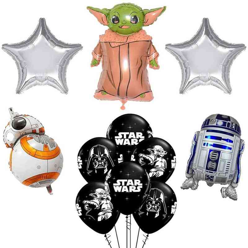 Star Wars Balloon Baby Yoda Bouquet Decoration's Birthday Party Supplies