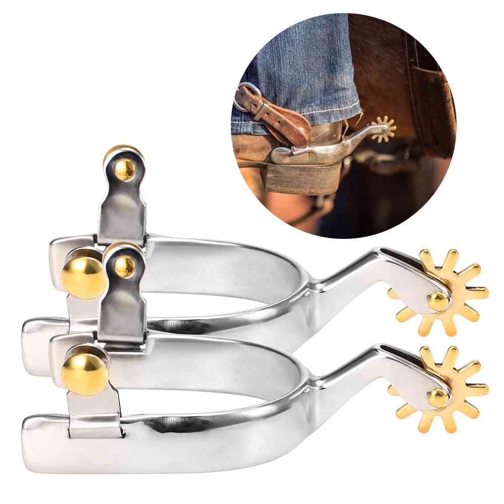 Anti-rust Western, Horse Riding Spurs