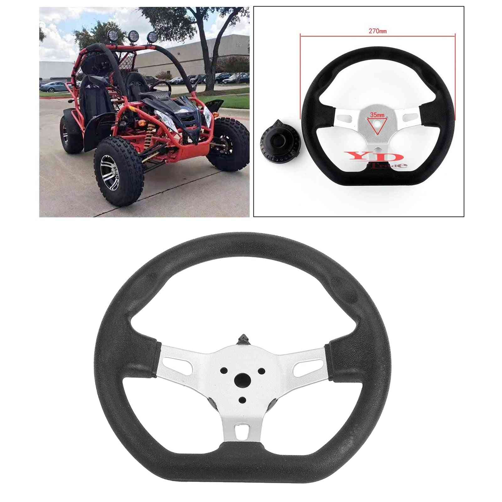 3-spoke Steering Go Cart Scooter Karting Balance Wheel
