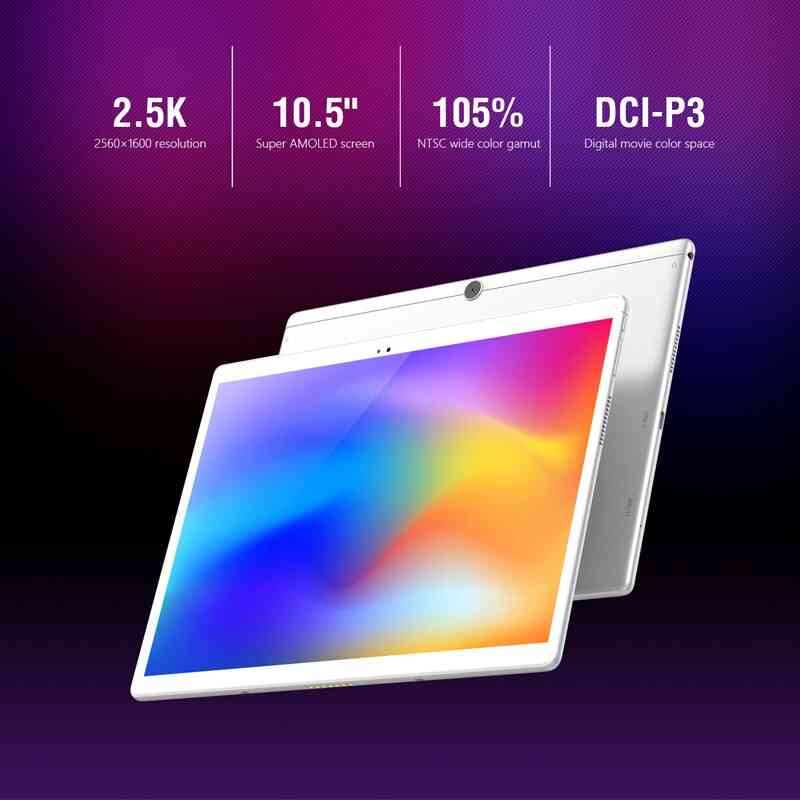 10.5inch Tablet Android 9.0 Super Amoled Dual Sim 4g Lte Pc Bluetooth 5.0