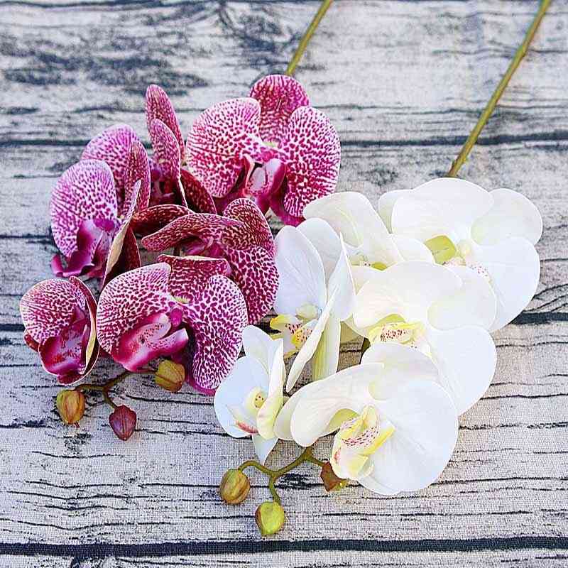 Plastic Butterfly Orchid Vases For Home Decor Plants / Artificial Flowers