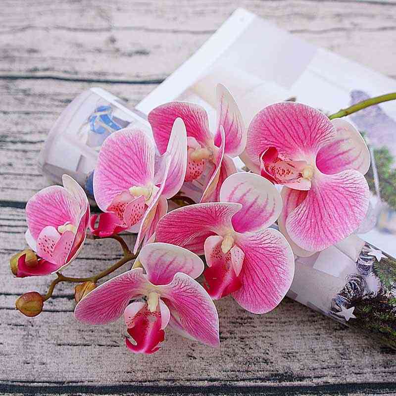 Sommerfugl -orkidévaser av plast til innredning av planter / kunstige blomster