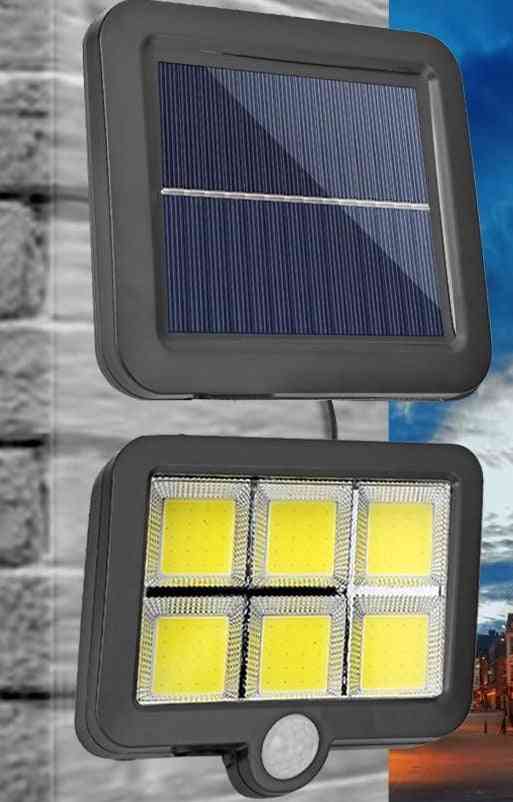 Outdoors  Waterproof Remote Control Motion Sensor Solar Wall Lamp