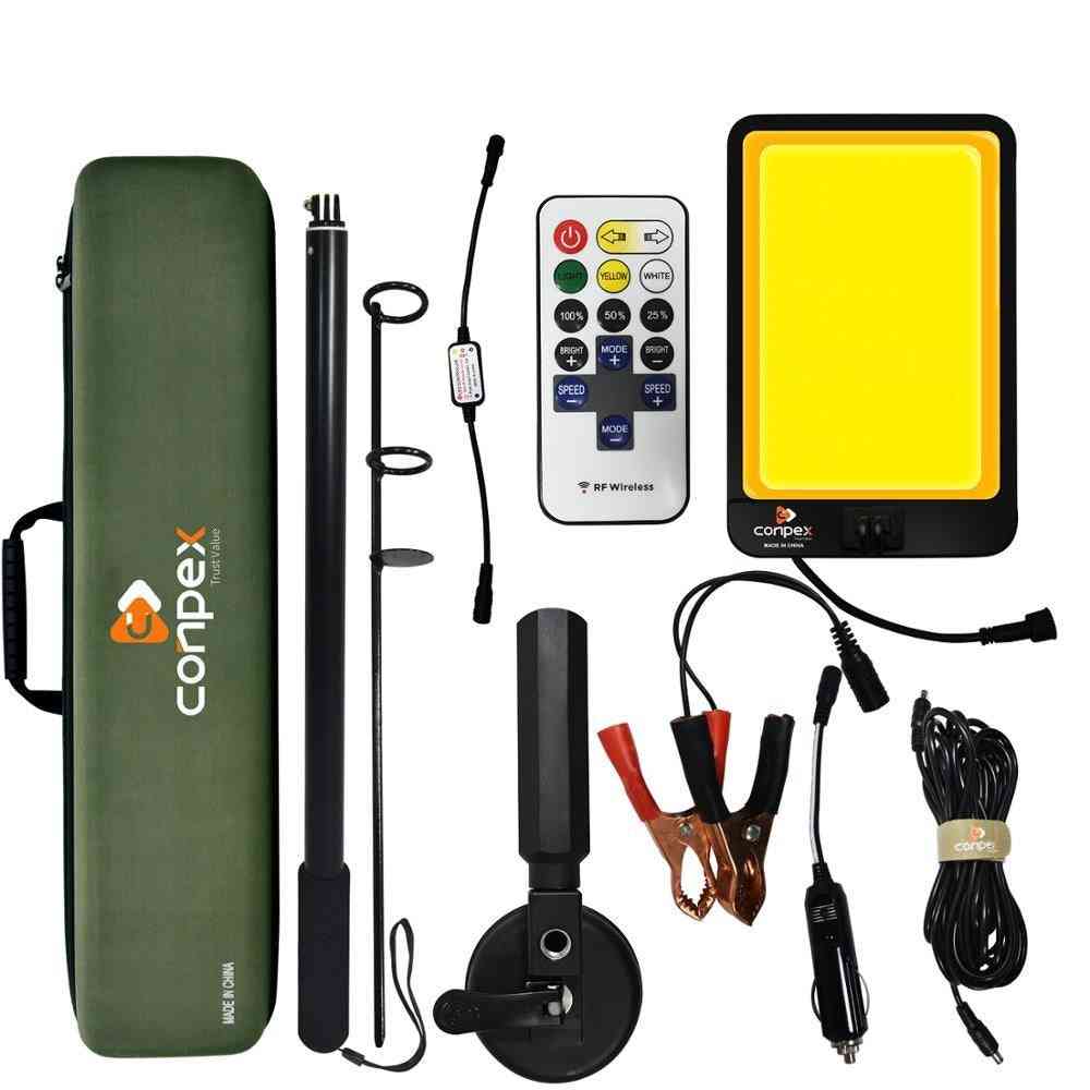 Portable Outdoors Led Work Light Rechargeable Camping Lamp Spotlight Cob Telescopic Pillar Lamps For Road Travel Fishing Bbq
