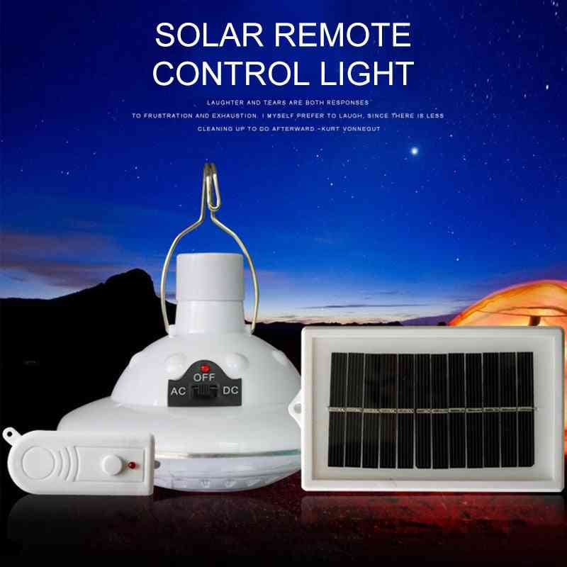Solar 22led Circular Chargeable Remote Control Emergency Light