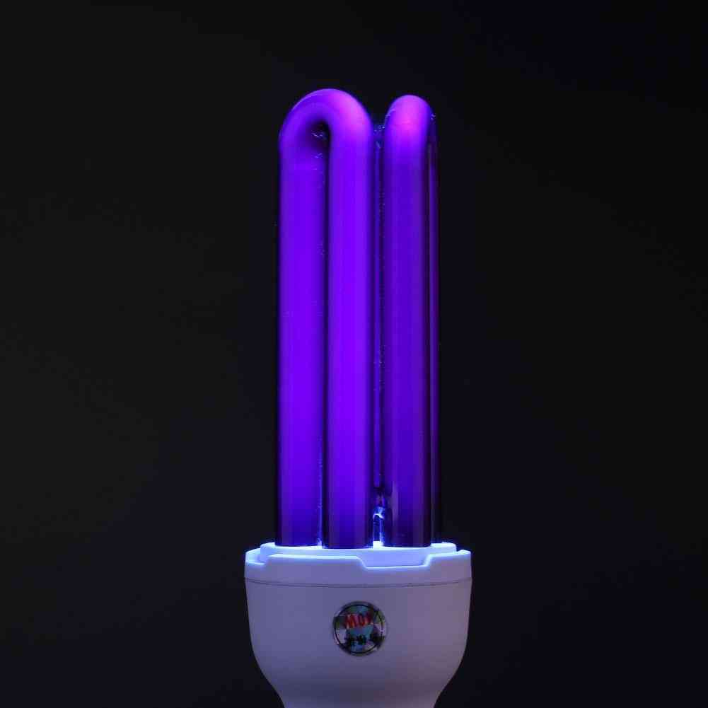 Lys bar pære 3u lampe uv ultraviolet led fluorescerende fluorescerende ac220v skrue lys energibesparende