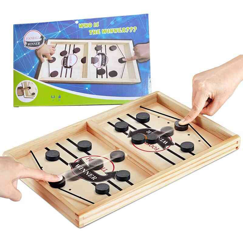 Fast Hockey Sling Puck Table Board Games