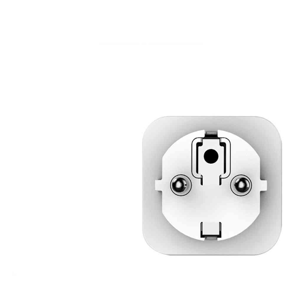 Wifi Smart Plug Socket, Tuya Smart Life App Work With Voice Control Power Monitor
