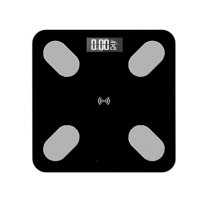 26*26cm Body Fat Scale Smart Bmi Scale Led Digital Weight Scale