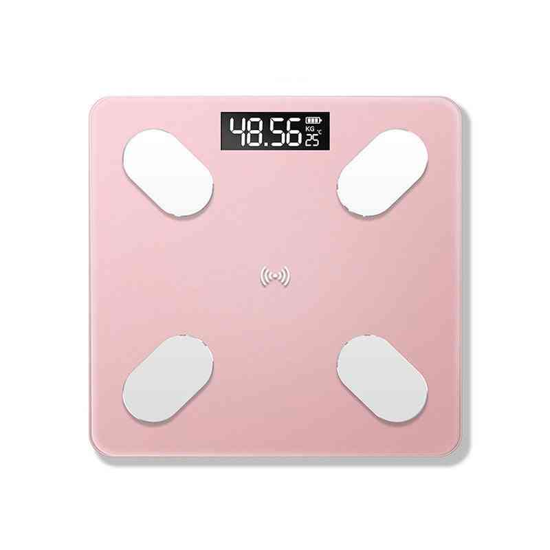 26*26cm Body Fat Scale Smart Bmi Scale Led Digital Weight Scale