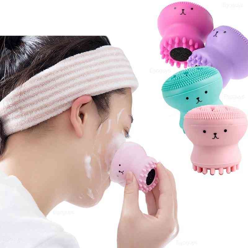 Silicone Octopus Shape Bubbler Cleaning Brush