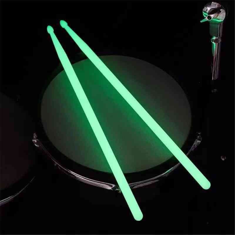 Luminous Drum Stick Set, Fluorescent Drumsticks, Glow In The Dark