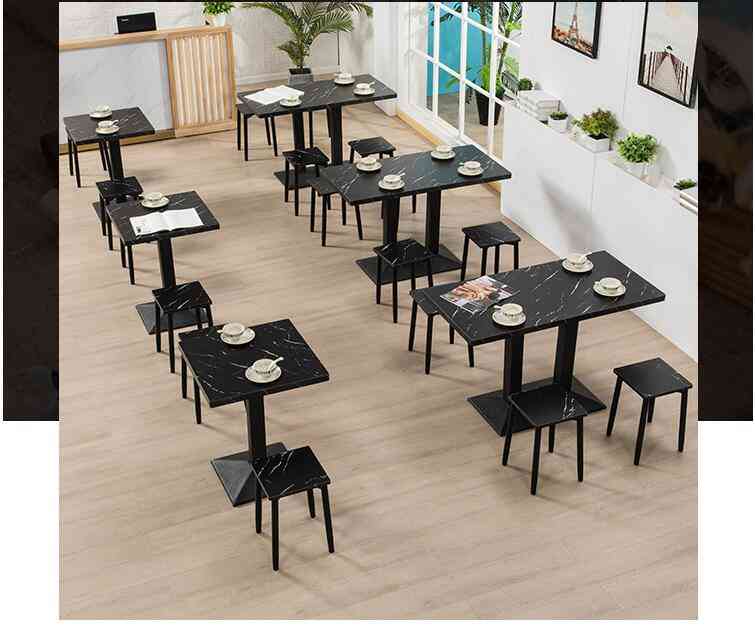 Restaurant Snacks Catering Business Stool Coffee Shop Small Round Square Table