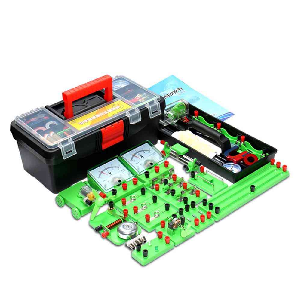 Physics Labs Basic, Electricity Discovery Circuit And Magnetism Science Experiment Kits For Student, Kids