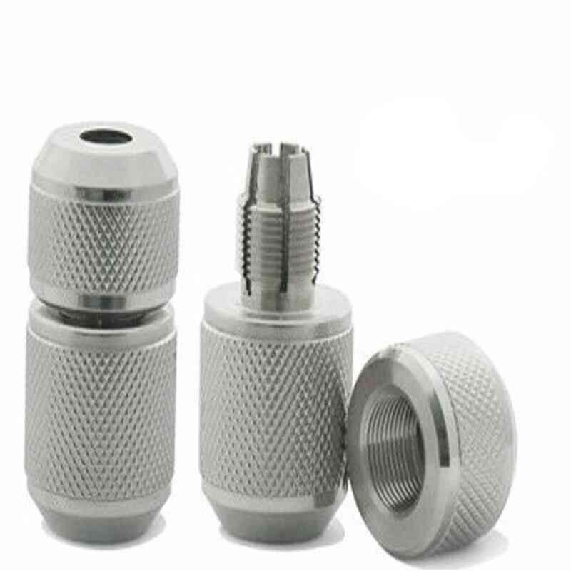 Arrive Diameter Stainless Steel Tattoo Grip Ribbed Tattoo Grips