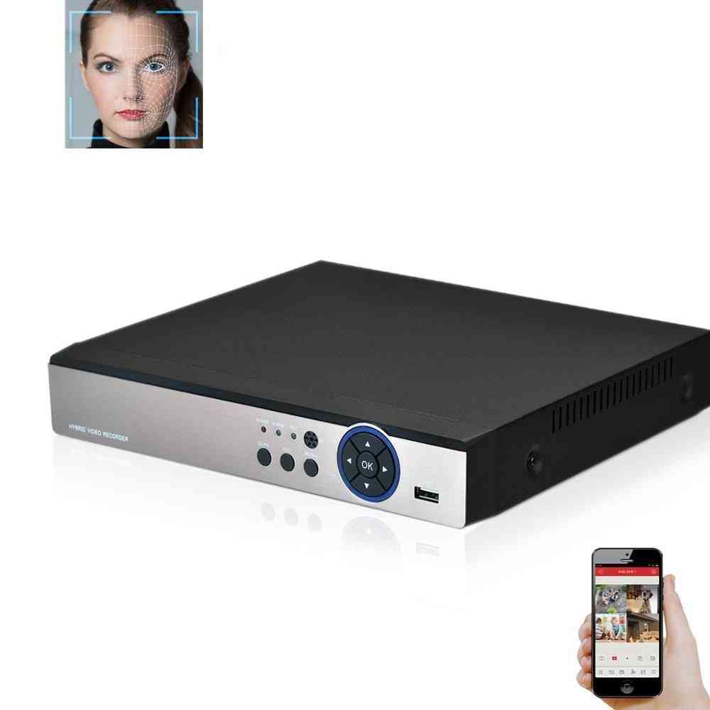 H.265+ 8ch 4ch 5mp Poe Nvr Recorder 5mp Ai Human/face Detection Network Nvr Security Video Surveillance Alarm Wireless Nvr Hdmi