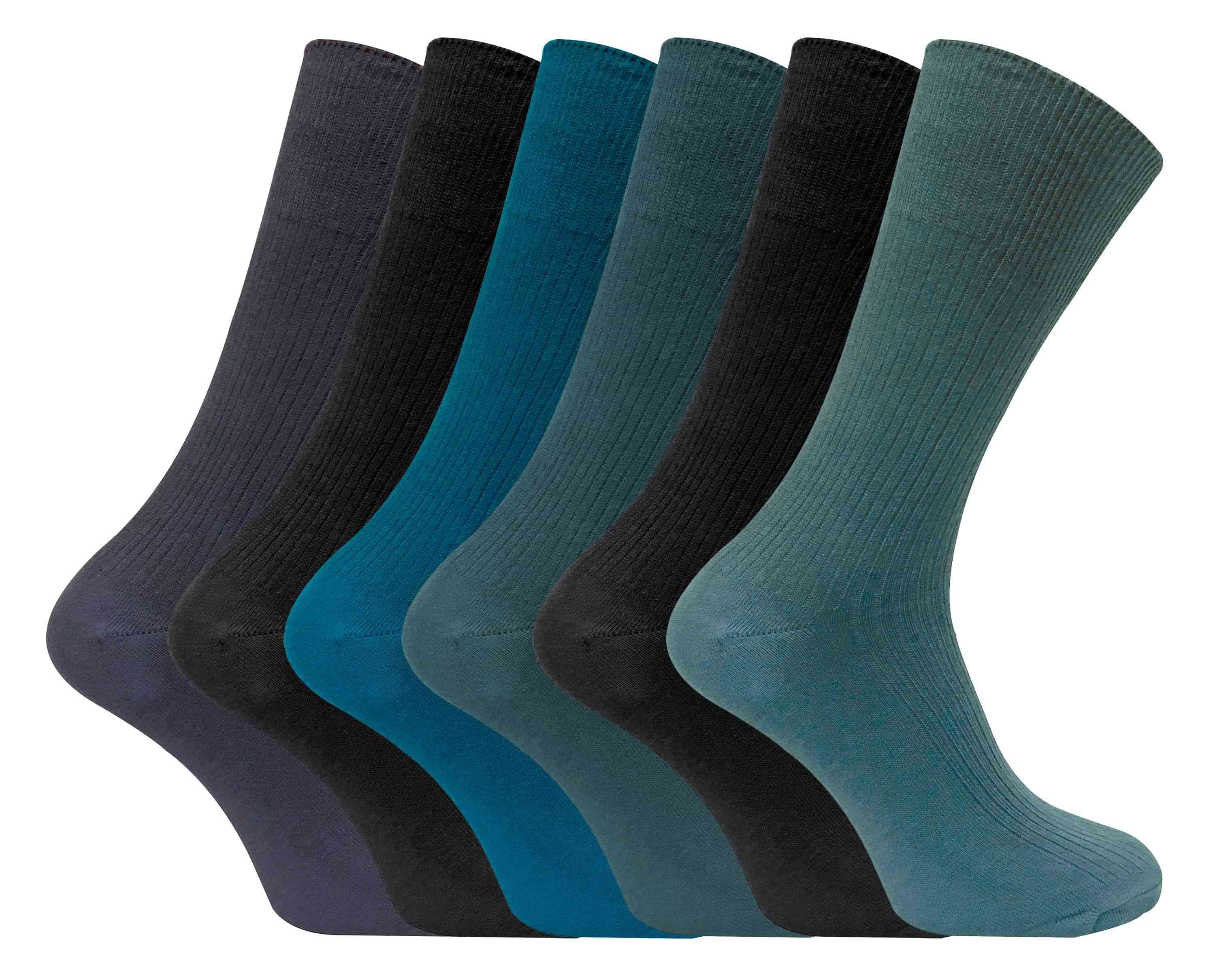 Men's Non Elastic 100% Cotton Socks