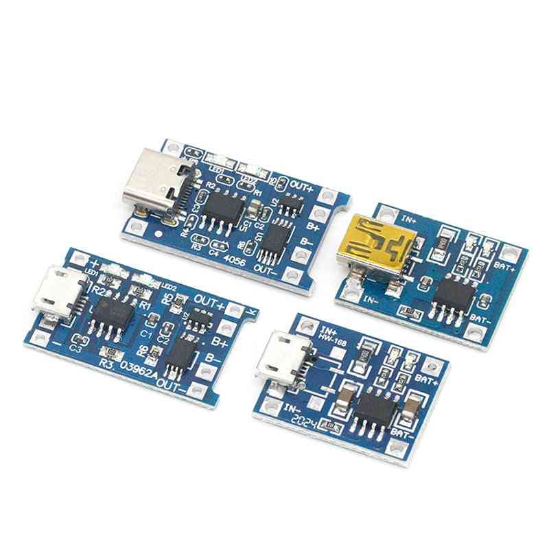 Micro Usb- Lithium Battery Module, Charging Board With Dual Functions
