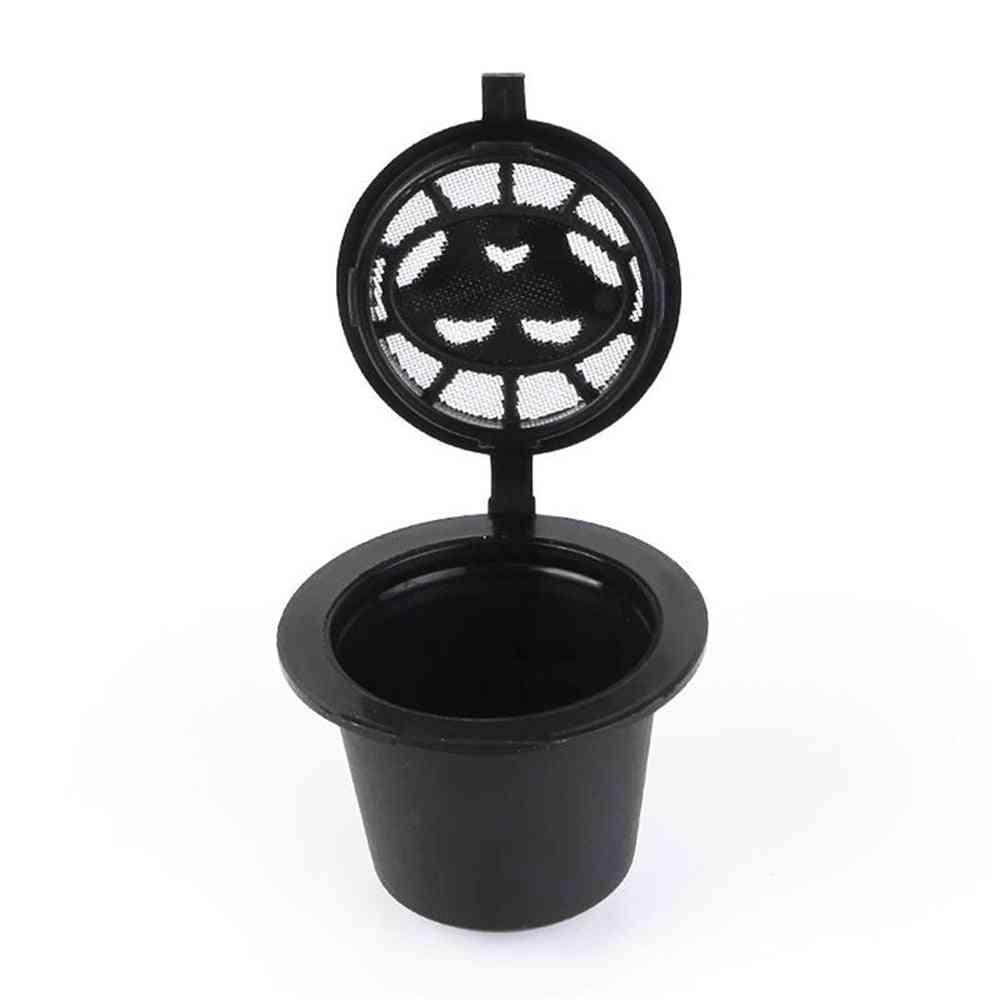 Capsule de filtre de remplissage de capsule de café rechargeable noire