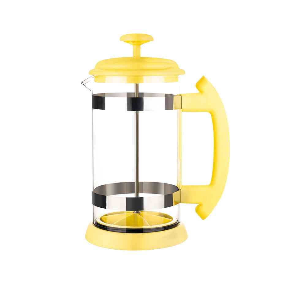 Stainless Steel Glass Teapot, Coffee Tea Percolator Filter