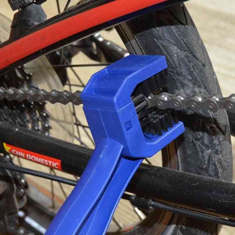 Motorcycle Gear Chain & Rim Care- Tire Cleaning, Bicycle Dirt Brush