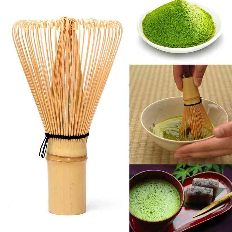 Ceremony Bamboo Powder Whisk Green Tea Brush Tools Set Accessories