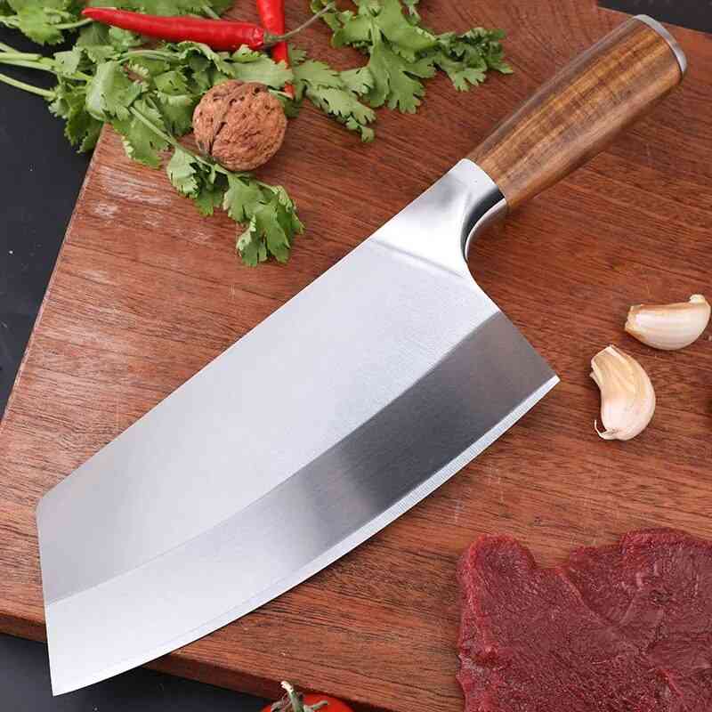 Kinesisk kjøkken kjøtt, fisk, grønnsaker skive kniv