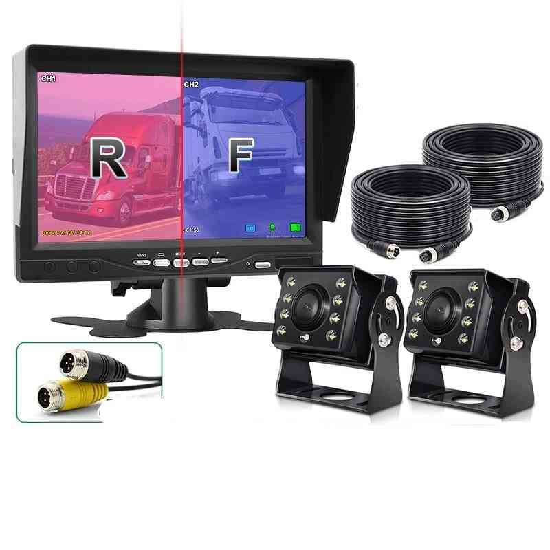 Ahd Recording Dvr 7 Inch Car Monitor With 1920*1080p Vehicle Rear View Camera