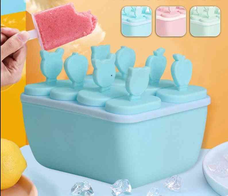 6/8 Cell Silicone Ice Cream Chocolate Molds
