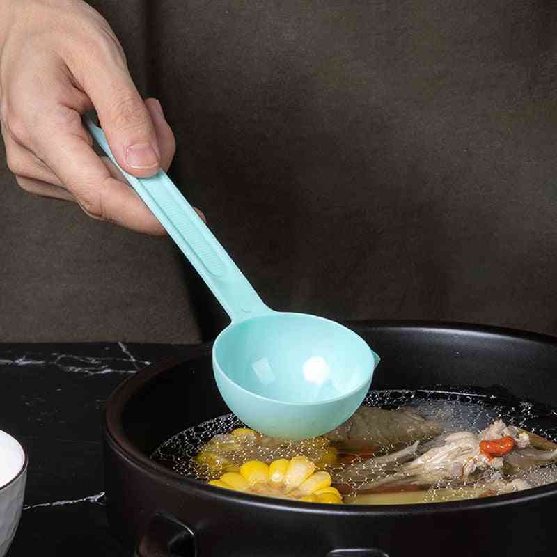 Antiskid Design Meal Dinner Scoops Tableware Colander Pp Long Stalk Spoon