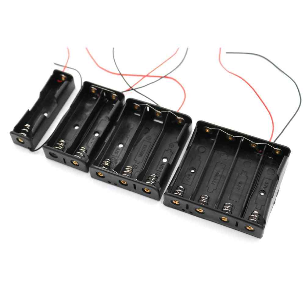 Support de batterie connecteur mallette de rangement boîte avec fil, série de câbles, connexion parallèle