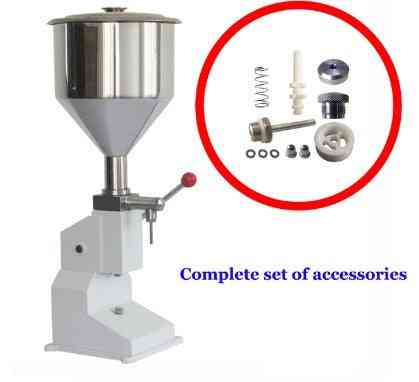 Et sæt dele/sæt, der kan anvendes til a03 tilbehør til manuel pasta/væskepåfyldningsmaskine