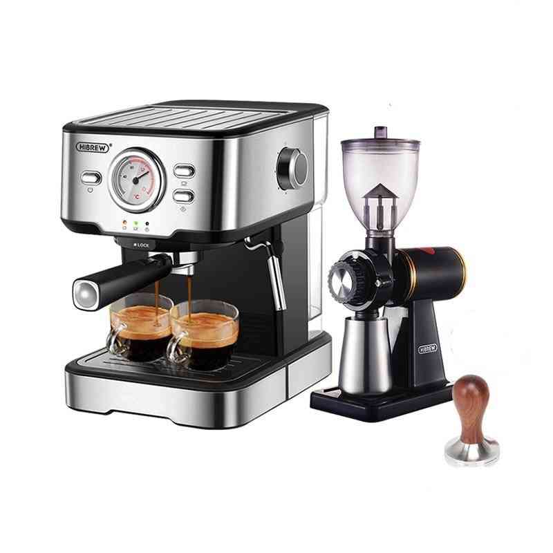 Coffee Machine Cafetera 20 Bar Espresso Inox