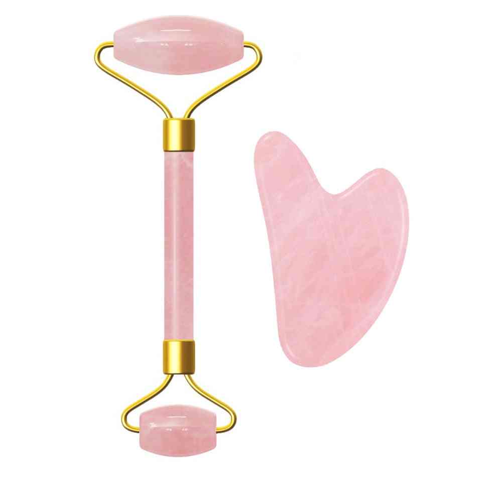 Stone Natural- Face Lift Massager, Crystal Roller