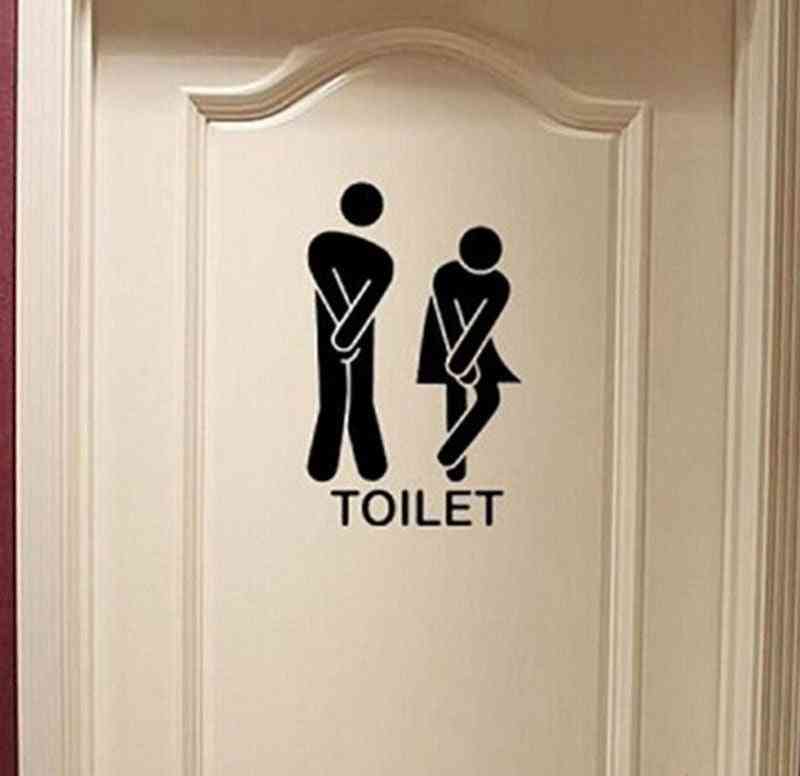 Bâton de porte de toilette homme/femme