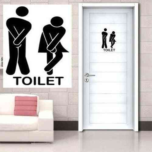 Bâton de porte de toilette homme/femme