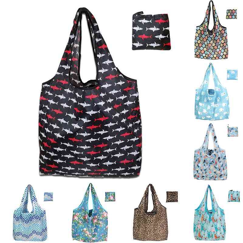 Foldable- Backpacks Tote Grocery, Shopping Storage Bag