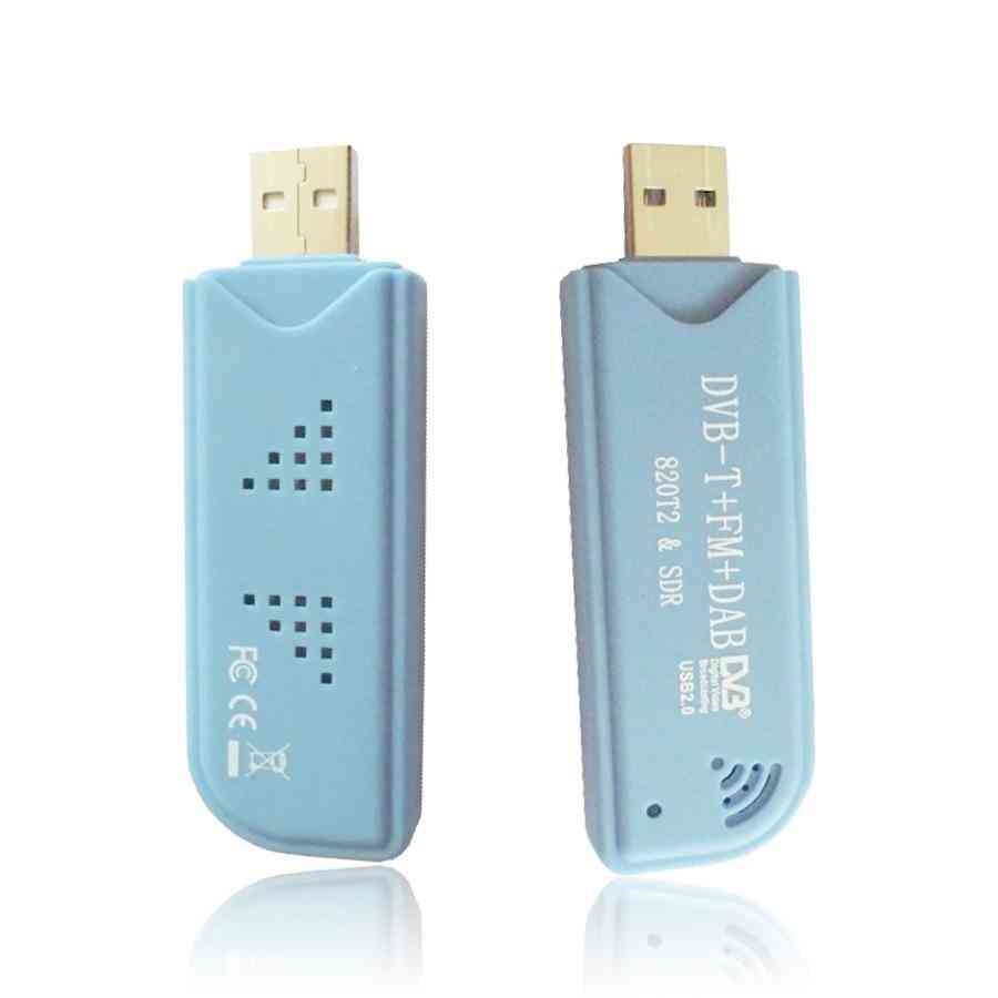 Smart Dvb-t Sdr Tv Stick Tuner, Receiver Dongle With Antenna For Windows