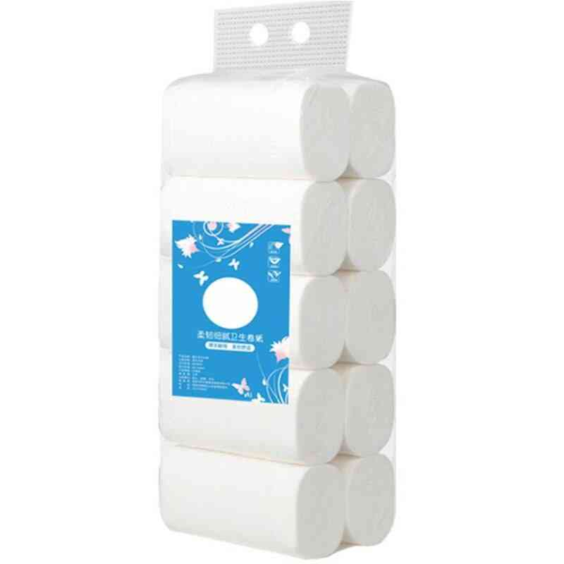10 Rolls 4-ply Toilet Paper Soft Toilet Paper