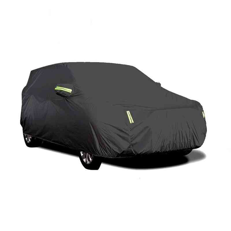 Full Sedan Car Covers With Reflective Strip Dustproof & Waterproofs