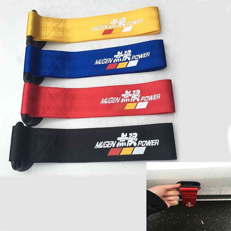 Car Strap, Ropes Hook- Towing Bars With Sticker