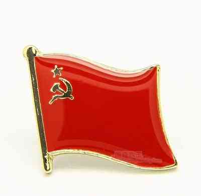 Flag Metal Lapel Pin, Brooch Badge