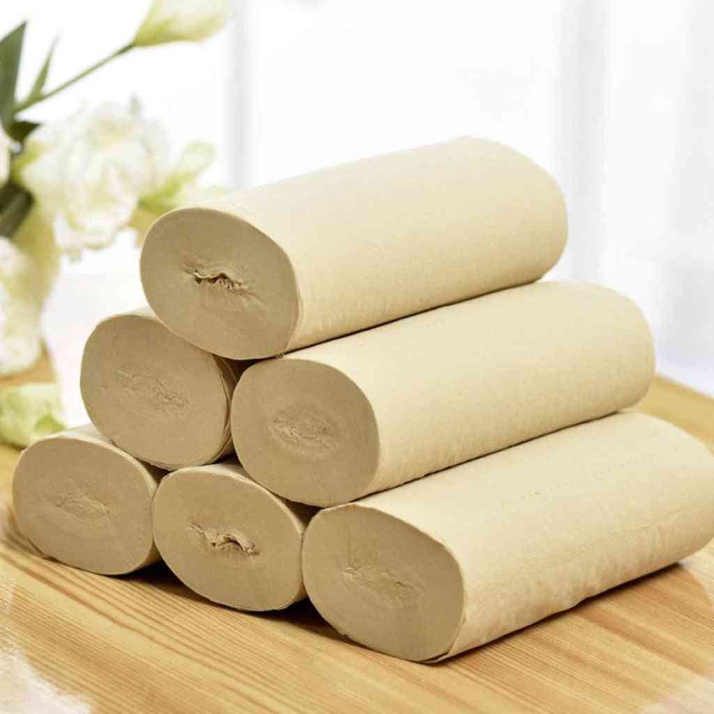 4 Layers Hygienic Affordable Coreless Roll Toilet Paper, Bathroom Towels