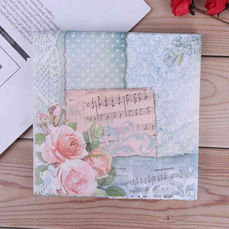Rose Violin Festive Napkin Paper Decor